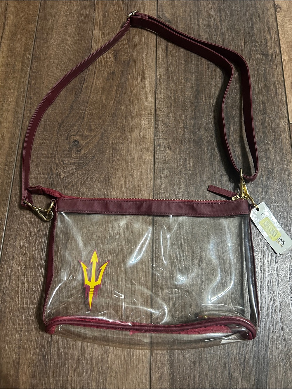 Arizona State Sun Devils Clear Stadium Crossbody Bag – NWT